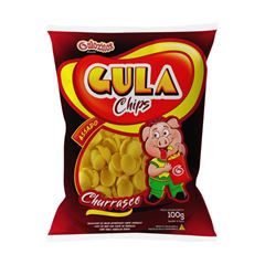 Gula Chips Churrasco 100grs  Contem 10 pacotes de 100grs