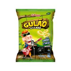 Gulão Assado Cebola e Salsa - Contém 10 Unidades - 80g