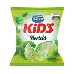 Bala Dura Arcor Kids Hortelã - Contém 400 gramas