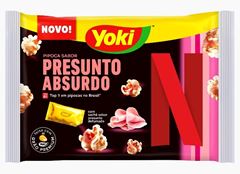 Popcorn para Micro-Ondas Yoki Sabor Presunto Defumado - Contém 95g