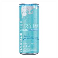 Red Bull Energético Suggar Free BluBaunilha- Contém 250ml com 24 latas