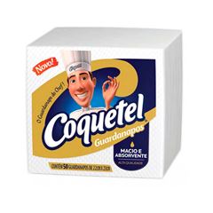 Guardanapo Coquetel 20x23cm - Contém 50 Folhas