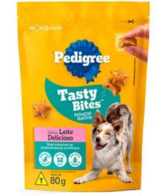 PEDIGREE TASTY BITES LEITE 80G