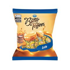 Bala Recheada Arcor Butter Toffees Leite - Contém 400g