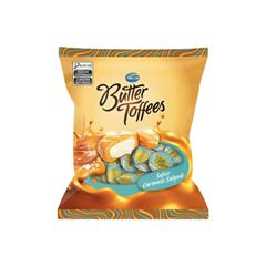 Bala Recheada Arcor Butter Toffees Caramelo Salgado - Contém 400g