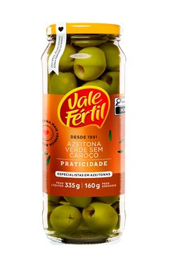 VF AZEITONA VERDE S/ CAROCO VIDRO 160G
