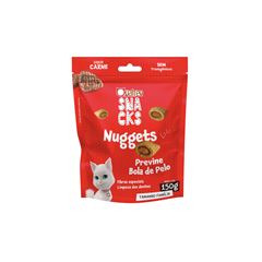 QUATREE SNACKS NUGGETS GATO BOLA DE PELO CARNE 150G