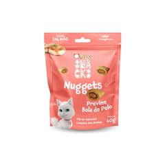 QUATREE SNACKS NUGGETS GATO BOLA DE PELO SALMAO 60G
