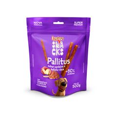QUATREE SNACKS PALLITUS SABOR CORDEIRO E BATATA DOCE 500G