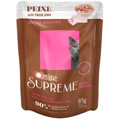 QUATREE SUPREME SACHE GATOS ADULTOS PEIXE 85G