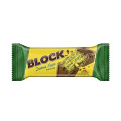 Chocolate Arcor Block Recheado Sabor Pistache - Contém 20 Unidades - 45g