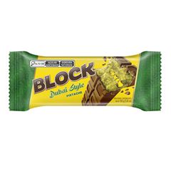 Chocolate Arcor Block Recheado Sabor Pistache 165g