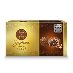 Bombom Arcor Bon o Bon Supreme Sabor Avelã  - 8 unidades com 18g