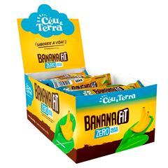 Banana Fit Céu e Terra Tradiocional embalagem - Contém 20 Unidades 28g