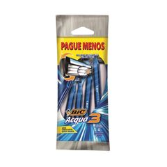 Barbeador Bic Acqua 3 - com 4 unidades