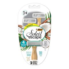 Depilador Bic Soleil 4 Escape Leite de Coco - 2 Unidades