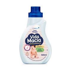 LAVA ROUPAS VIDA MACIA GLICERINA E ALGODÃO  - 500 ML