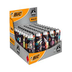 Isqueiro Bic Maxi J6 Decorado Interestelar - 50 Unidades