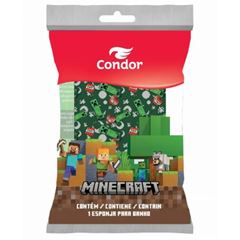 CONDOR ESPONJA BANHO MINECRAFT