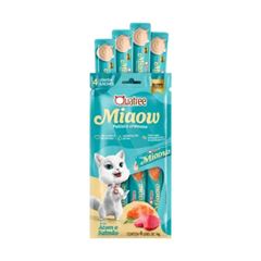 QUATREE MIAOW ATUM E SALMÃO C/4 UINDADES - 56G