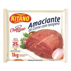 Amaciante Kitano de Carne com Tempero, Contém 1 kilo.