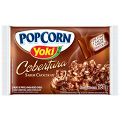 Popcorn para Micro-Ondas Yoki Cobertura Sabor Chocolate  