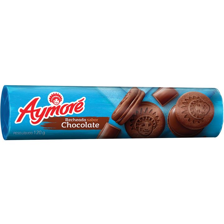 Biscoito Aymoré Recheado Chocolate   