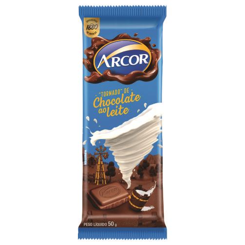 Chocolate Barra Arcor ao Leite 50g   