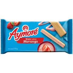 Biscoito Aymoré Wafer Morango    