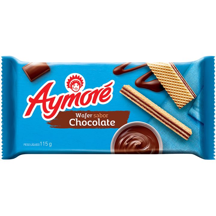 Biscoito Aymoré Wafer Chocolate  