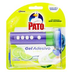 Desodorizador Sanitário Pato Gel Adesivo Citrus Aparelho 6 Discos    