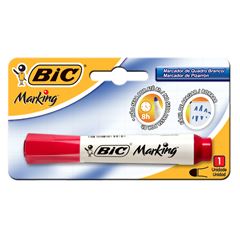 Macador Bic Marking de Quadro Branco Vermelho    