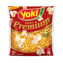 Milho para Pipoca Yoki Premium,Contém 500 gramas.