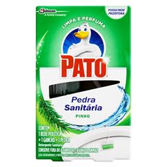 Detergente Sanitário Pato Pedra Pinho, Contém 25 gramas.