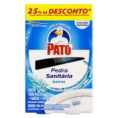 Detergente Sanitário Pato Pedra Marine 25% de Desconto, Contém 25 gramas.