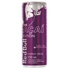 Red Bull Energy Drink Summer Acai 250ML,Contém 4 latas.