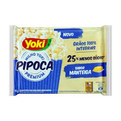 Popcorn para Micro-Ondas Yoki Sabor Manteiga 