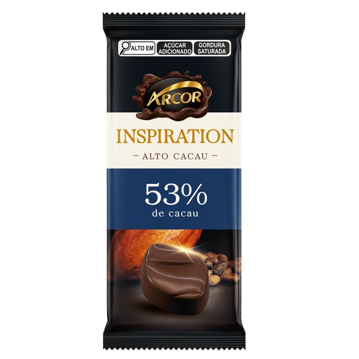 Chocolate Barra Arcor Amargo 53% 80g 