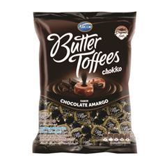 Bala Recheada Arcor Butter Toffees Chocolate Amargo