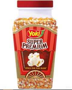 Milho para Pipoca Yoki Super Premium, Contém 650 gramas.