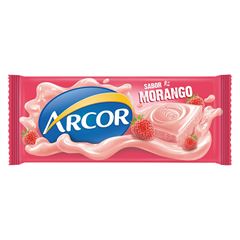 Chocolate Barra Arcor Sabor Morango 80g 