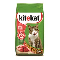 Ração Kitekat Sabor Mix de Carnes para Gatos Adultos