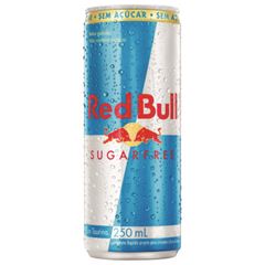 Red Bull Suggar Free 250ML,Contém 24 latas.