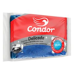 Esponja Condor Limpezada Delicada Pacote com 12 unidades.REF 1532