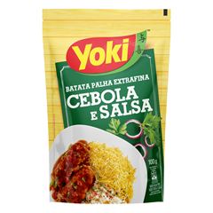 Batata Yoki Palha Extra Fina cebola & Salsa, Contém 100 gramas.