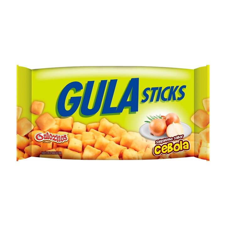 Gula Sticks Gulozitos Cebola c/ 20 unidades de 50 gramas