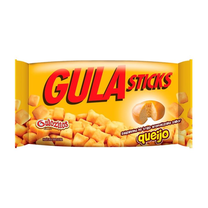 Gula Sticks Gulozitos Queijo c/ 20 unidades de 70 gramas