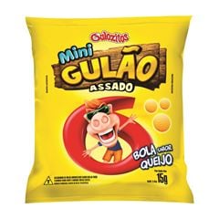 Gulão Assado Onda Sabor Queijo 15 gramas Contém 30 unidades
