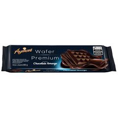 Biscoito Aymoré Wafer Premium Especial Sabor Chocolate Amargo