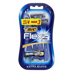 Barbeador Bic Flex 3 Extra Suave Lv4 Pg3